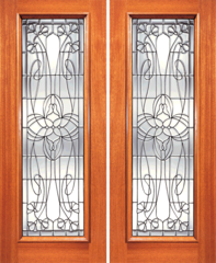 Beveled Glass Doors 