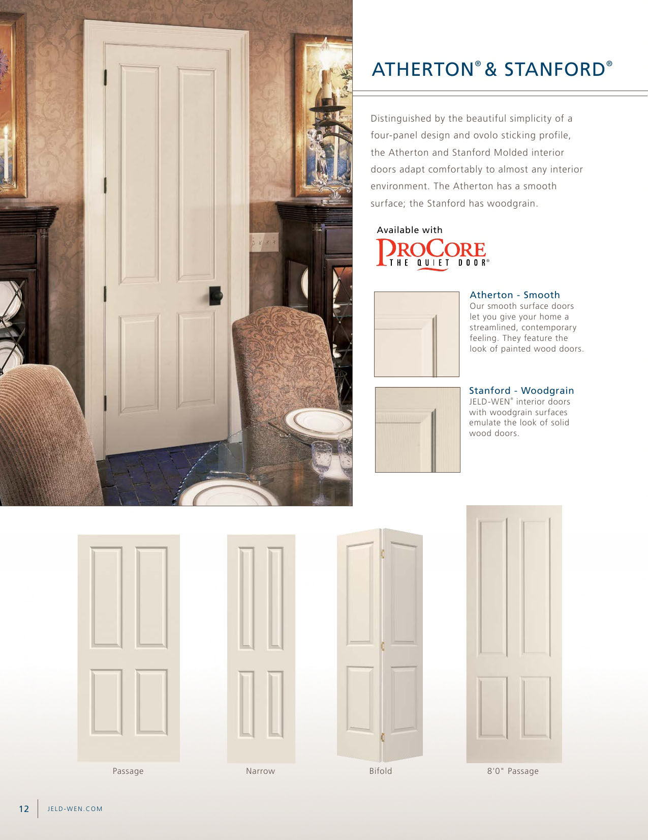 Jeld Wen Molded Flush Wood Composite Interior Doors Brochure