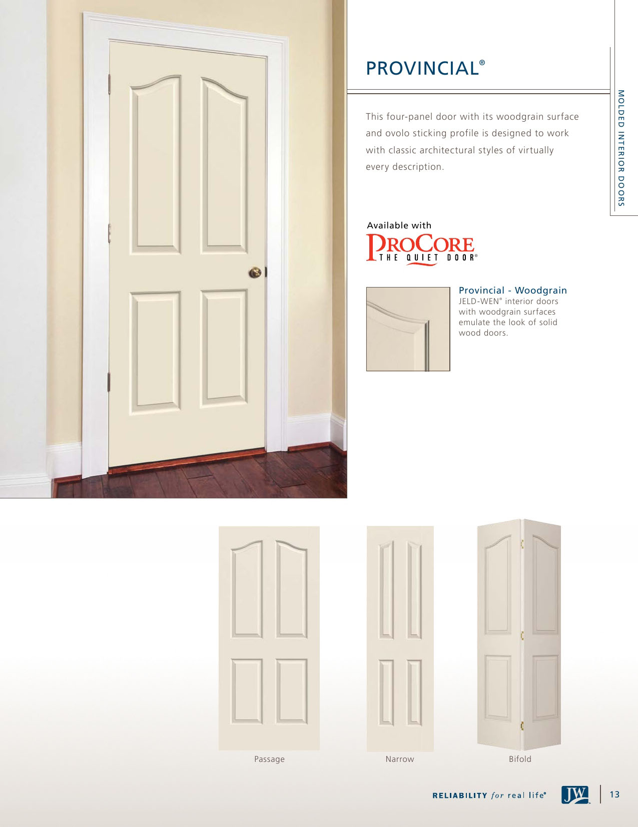Jeld Wen Molded Flush Wood Composite Interior Doors Brochure