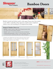 Simpson Bamboo Doors