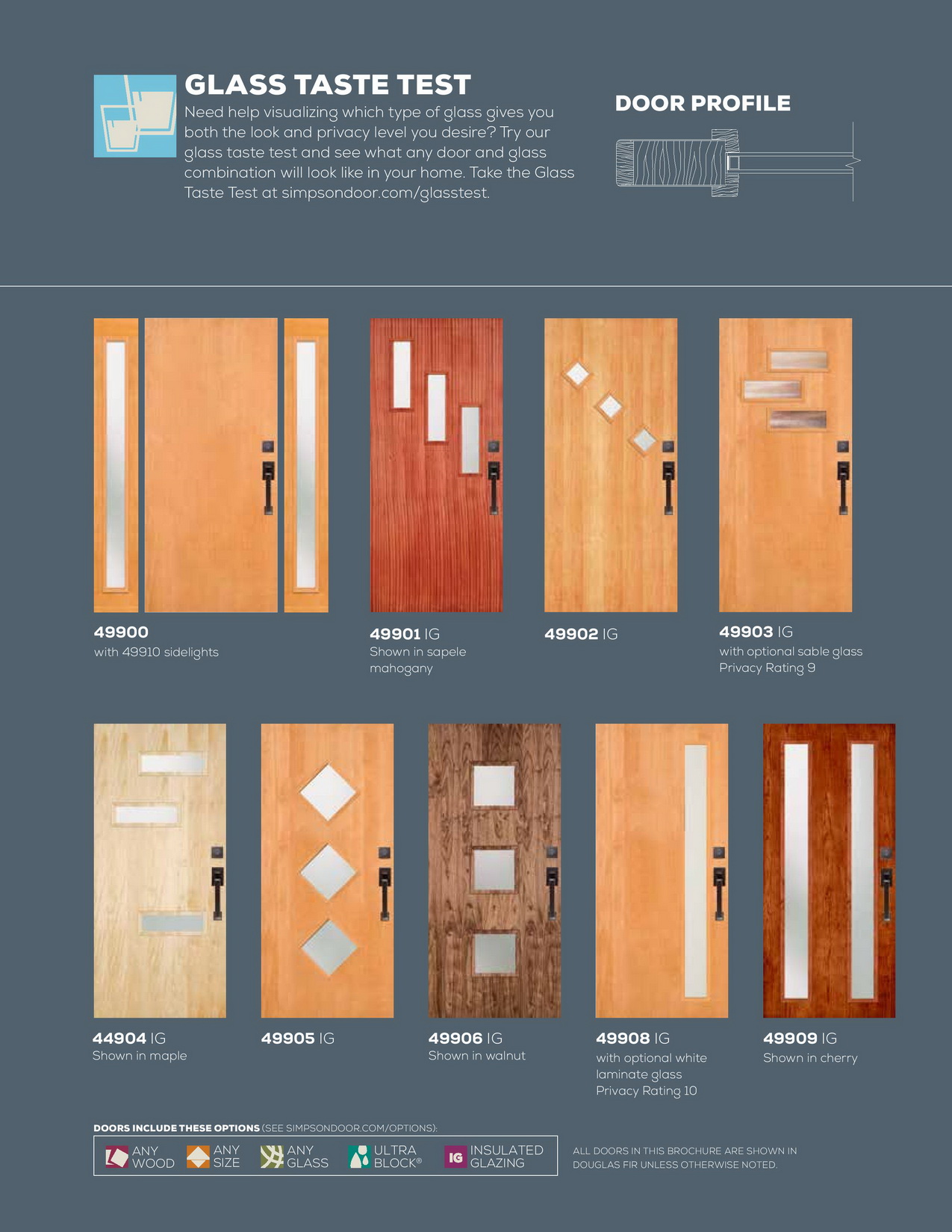 Simpson Modern Doors Brochure