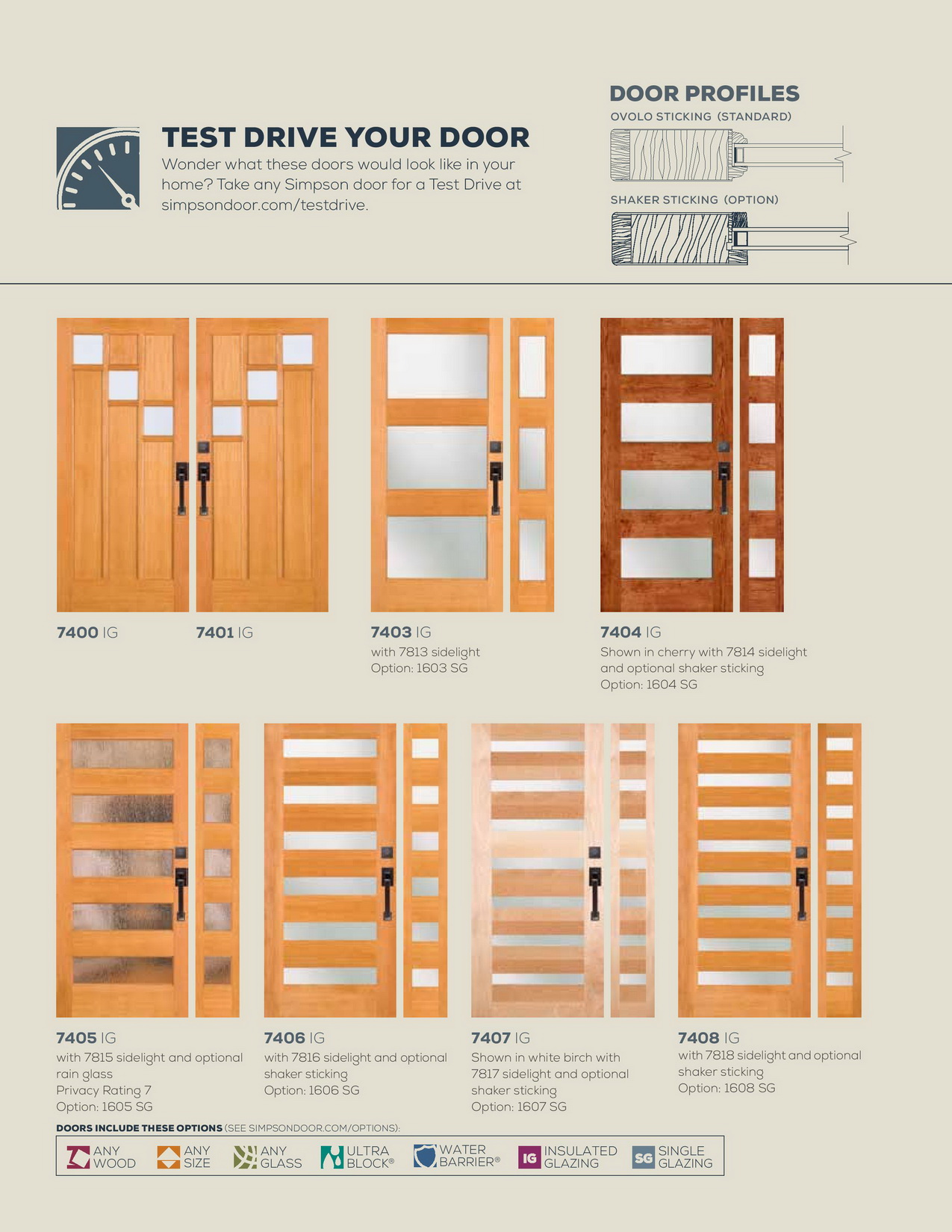 Simpson Modern Doors Brochure